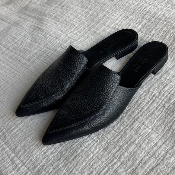 Everlane Black Leather Mules - Picture 5 of 7